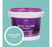 Краска моющаяся OLIMP ДЕЛЬТА для стен и потолков зеленая дымка 5л 35591