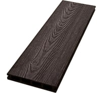 Террасная доска Экодекинг Комфорт плюс, 4 м, цвет Шоколад. 4687207501323