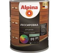 Лессировка для дерева ALPINA (колерумый; 0.75 л) 948103859