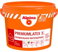 Интерьерная краска ALPINA EXPERT PREMIUMLATEX 3 (матовая; база 1; 2.5 л) 948102172