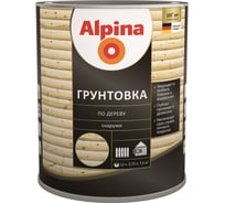 Грунтовка по дереву ALPINA 0.75 л 948103927