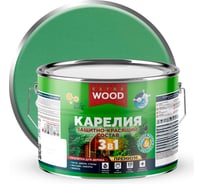 Защитно-красящий состав FARBITEX 3в1 для древесины Карелия Олива (9 л) WOOD EXT 4300016986