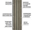 Реечные панели LAKO DECOR 6 ШТ Каштан тёмный 1000х300х8мм LKD-RE-512103-20-100CM-MEGA6 5