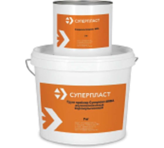 Грунт праймер Суперпласт СУПЕРПОКС-АКВА двухкомпонентный водоэмульсионный 10 кг 4687207523936