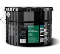 Грунт - эмаль 3 в 1 по ржавчине M2 SQUARE METER RAL 6005 Зелёный мох, 9л 10211000106005