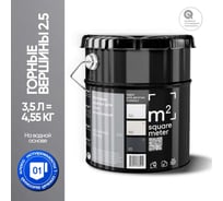Краска матовая для стен и потолков моющаяся M2 SQUARE METER, ГОРНЫЕ ВЕРШИНЫ 2.5 СТ, 3,5 л 10212000040025