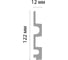 Декоративная панель DECOMASTER (122*21*2900мм) D302-82 ДМ 2