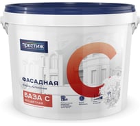 Краска фасадная Престиж, латексная, матовая, база C, бесцветная, 0,9 л 281319