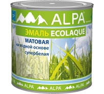 Экоэмаль ALPA матовая 0,5 л 3488570017999