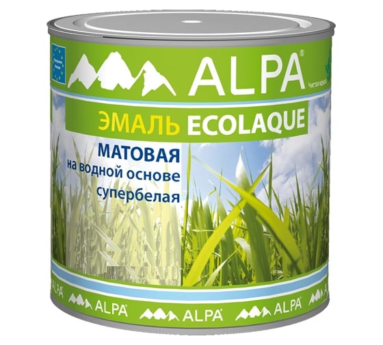 Экоэмаль ALPA матовая 0,5 л 3488570017999 1