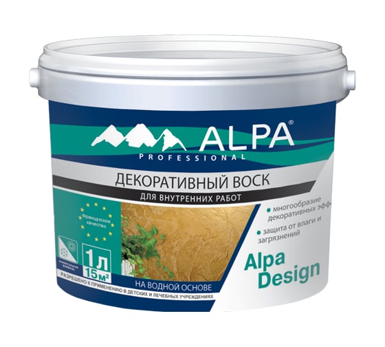 Декоративный воск ALPA DESIGN 1л (1 кг) 3488570024973