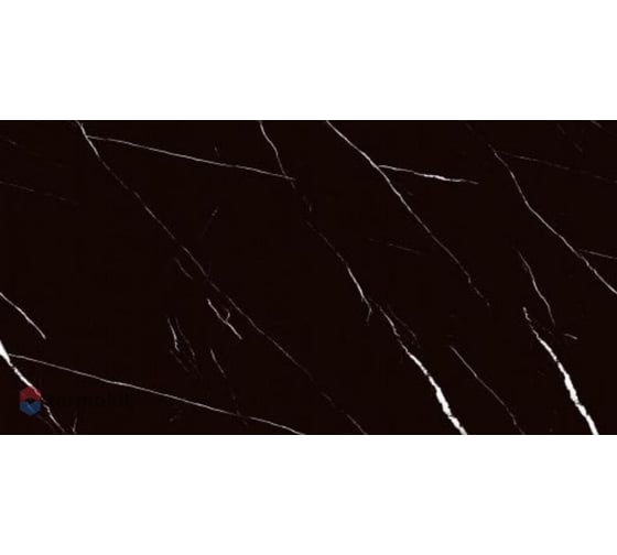 Керамогранит NOVIN CERAM YAZD TILE HELSINKI BLACK полированный, ректифицированный, 60х120, упаковка 3 шт, 2.16 м2, N9765T37 1