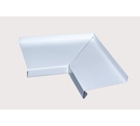 Угол для отлива внутренний ПРОФМЕТСТИЛЬ белый  9003, полка 70 мм 1307