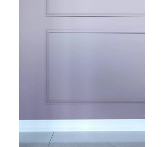Плинтус Cosca decor PX024 80x14 мм, 2000 мм, экополимер СПБ083727