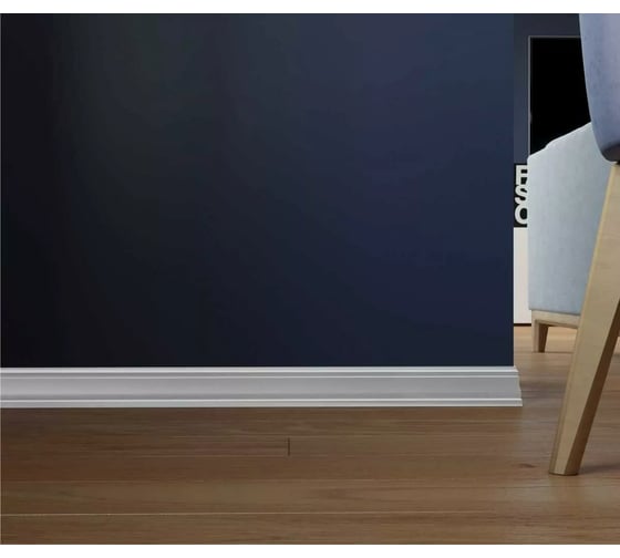 Плинтус Cosca decor PX024 80x14 мм, 2000 мм, экополимер СПБ083727