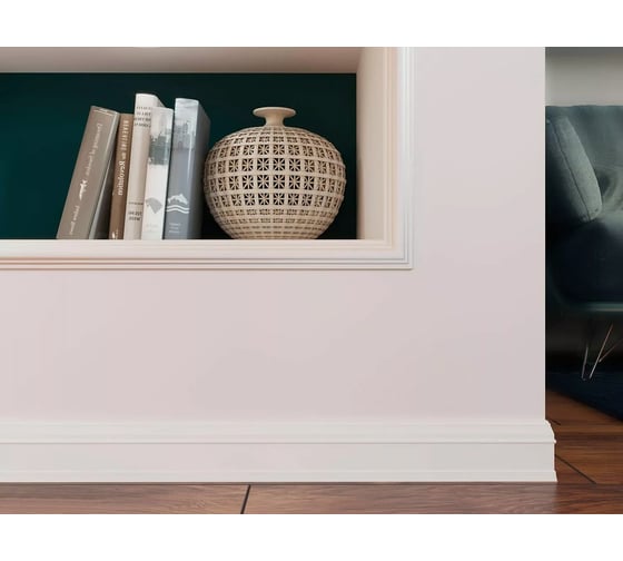 Плинтус Cosca decor PX020 85x15 мм, 2000 мм, экополимер СПБ083723