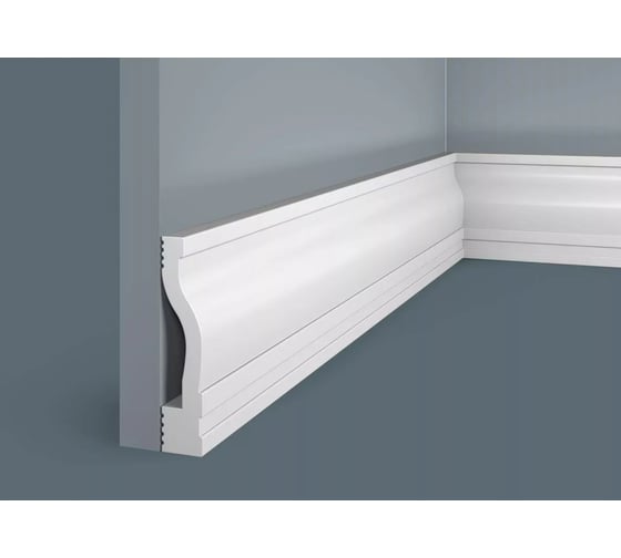 Плинтус Cosca decor PX017 95x20 мм, 2000 мм, экополимер СПБ083720 1