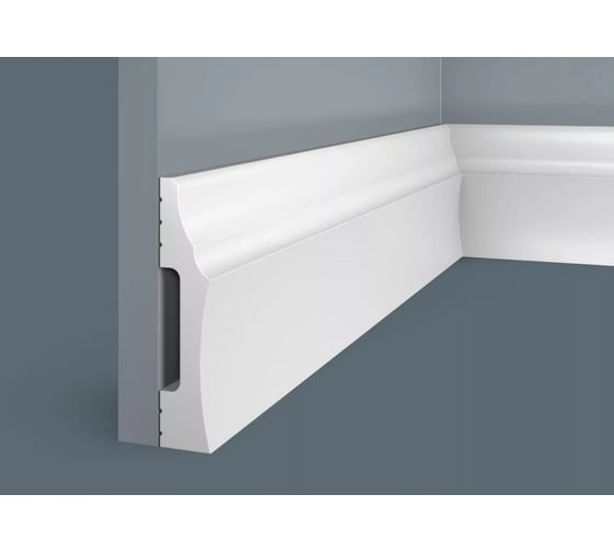 Плинтус Cosca decor PX009 120x25 мм, 2000 мм, экополимер СПБ069955
