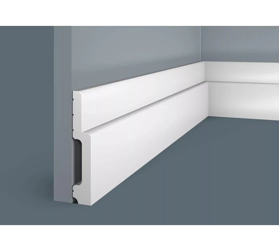 Плинтус Cosca decor PX010 110x20 мм, 2000 мм, экополимер СПБ069956