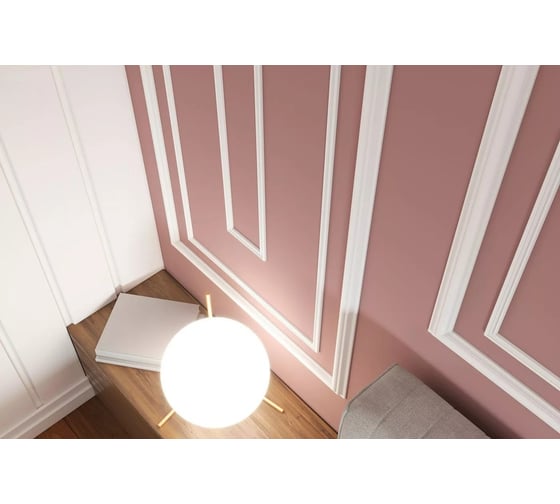 Плинтус Cosca decor PX010 110x20 мм, 2000 мм, экополимер СПБ069956