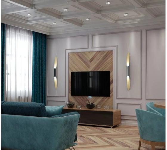 Плинтус Cosca decor PX010 110x20 мм, 2000 мм, экополимер СПБ069956