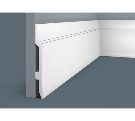 Плинтус Cosca decor PX007 150x17 мм, 2000 мм, экополимер СПБ095886