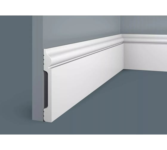 Плинтус Cosca decor PX004 119x15 мм, 2000 мм, экополимер СПБ066620