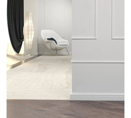 Плинтус Cosca Decor PX001 78x21 мм, 2000 мм, экополимер СПБ066616