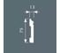 Плинтус Cosca decor PX002 79x13 мм, 2000 мм, экополимер СПБ069549 2