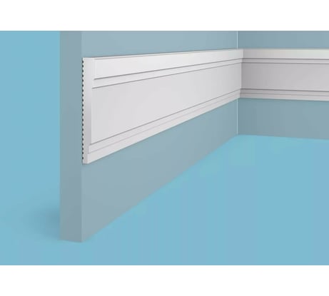 Молдинг Cosca decor MX028 85x12 мм, 2000 мм, экополимер СПБ083698