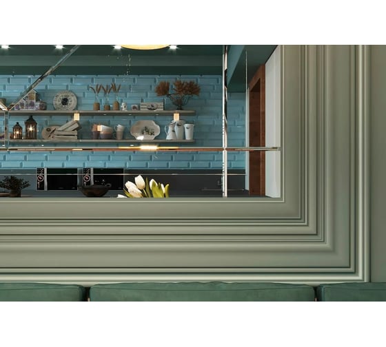 Молдинг Cosca decor MX018 45x20 мм, 2000 мм, экополимер СПБ083687