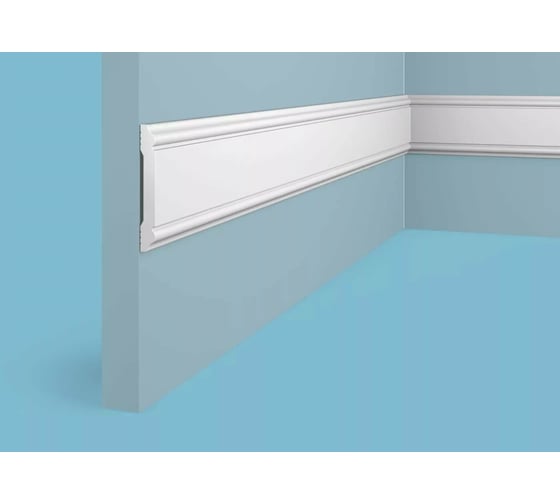 Молдинг Cosca decor MX008 60x8 мм, 2000 мм, экополимер СПБ067648 1
