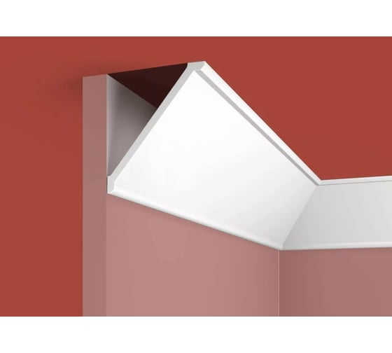 Карниз Cosca decor KX031 90x75 мм, 2000 мм, экополимер СПБ071636