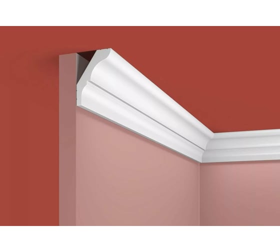Карниз Cosca decor KX029 55x39 мм, 2000 мм, экополимер СПБ067622