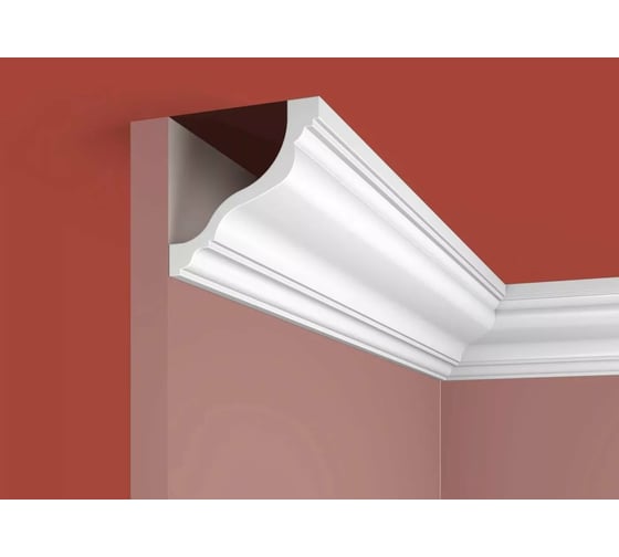 Карниз Cosca decor KX027 80x80 мм, 2000 мм, экополимер СПБ071633