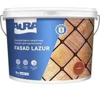 Лазурь Aura Fasad Lazur орех, 9л AWW033