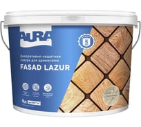 Лазурь Aura Fasad Lazur слоновая кость, 9л AWW026