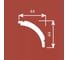 Карниз Cosca decor KX011 44x44 мм, 2000 мм, экополимер СПБ066634 2