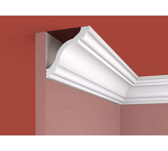Карниз Cosca decor KX012 80x80 мм, 2000 мм, экополимер СПБ066635 1