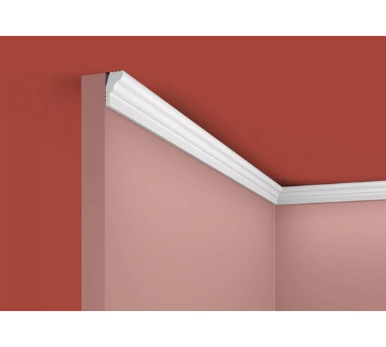 Карниз Cosca decor KX010 25x15 мм, 2000 мм, экополимер СПБ069528