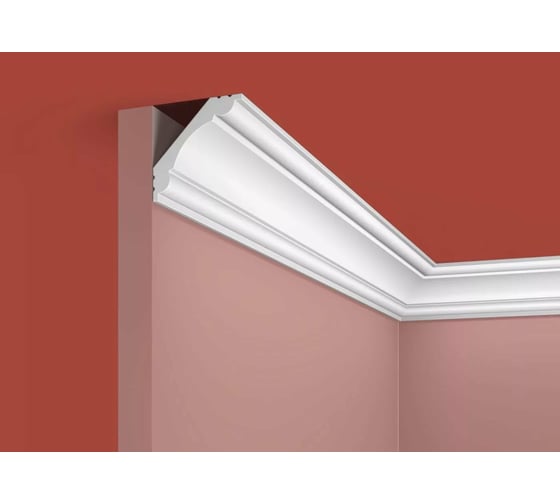 Карниз Cosca decor KX001 50x50 мм, 2000 мм, экополимер СПБ069526