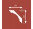 Карниз Cosca decor KX001 50x50 мм, 2000 мм, экополимер СПБ069526 2