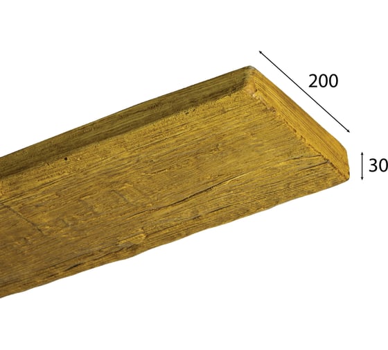 Доска Cosca Decor Рустик 200x30 мм, дуб светлый, 2.6 м СПБ029430