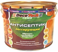 Антисептик DecoTech Eco, махагон, 10л, oсновной 00-00014471