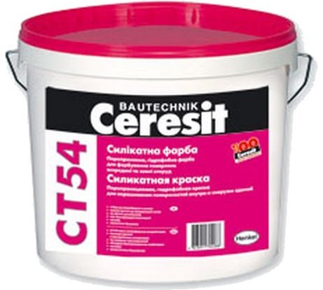 Силикатная краска Ceresit СТ 54 С-62375