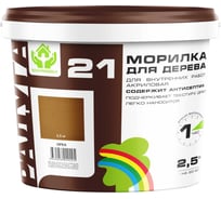 Морилка Радуга ВДАК 21 орех, 2.5кг морилка_радуга_орех_2,5кг