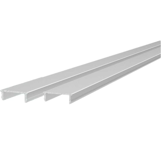 Профиль для перегородок заглушка ДИАЛ СТП-004 под ДСП 16мм анодированный, серебро, 3000мм, 2 штуки в комплекте 4687207557887