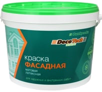 Краска в/э DecoTech Eco, фасадная, 3кг, oсновной 00-00014230