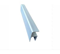 Профиль для перегородок Диал стойка угловая 90гр. СТП-103 под ДСП 16мм анодированный серебро 3000мм 2 штуки в комплекте 4687207557863