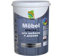 Краска Радуга ВД-АК 115 для мебели база А 0,45 л mobel_бел_0.45